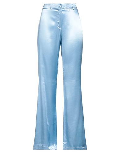 SOUVENIR Casual trouser Light blue 100% Viscose
