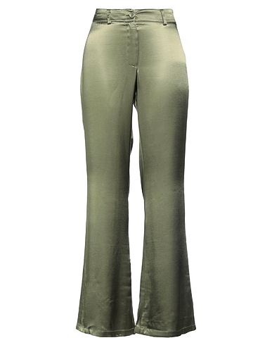 SOUVENIR Pantalone Verde militare 100% Viscosa