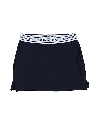 TOMMY HILFIGER Skirt Midnight blue 78% Cotton, 18% Polyester, 4% Elastane