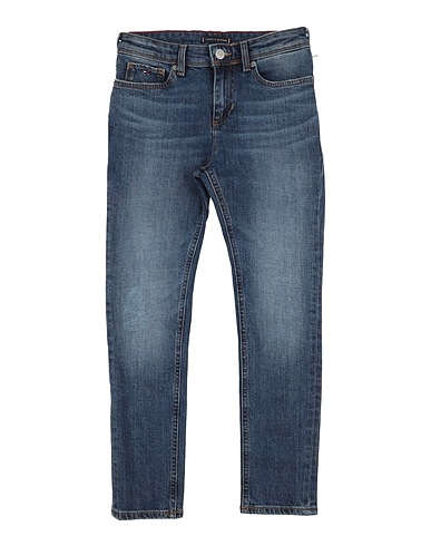 TOMMY HILFIGER Denim pants Blue 98% Cotton, 2% Elastane