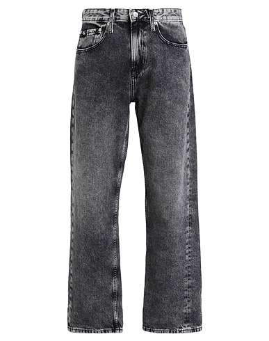 CALVIN KLEIN JEANS Γραμμή σωλήνας Μαύρο 100% Βαμβάκι