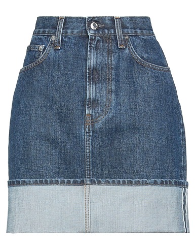 HELMUT LANG Denim skirt Blue 100% Cotton