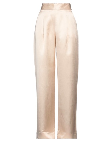 ANTONELLI Casual pants Beige 83% Viscose, 17% Linen