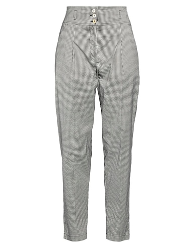 19.70 NINETEEN SEVENTY Casual trouser Black 44% Polyester, 39% Cotton, 11% Polyamide, 6% Elastane