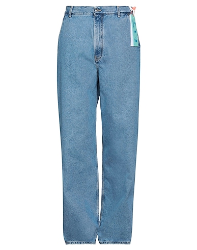 OFF-WHITE™ Denim trousers Blue 100% Cotton, Polyester
