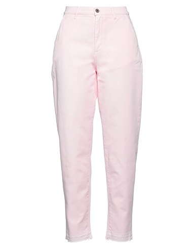 AVANTGAR DENIM by EUROPEAN CULTURE Casual pants Light pink 93% Cotton, 5% Polyester, 2% Elastane