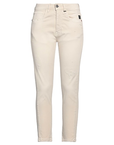 ER ELIAS RUMELIS Casual trouser Light grey 98% Cotton, 2% Elastane