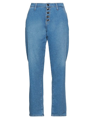 ALESSIA SANTI Denim trousers Blue 100% Cotton