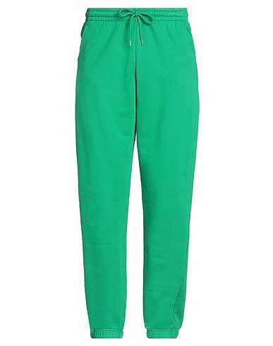 COLORFUL STANDARD Casual trouser Emerald green 100% Cotton