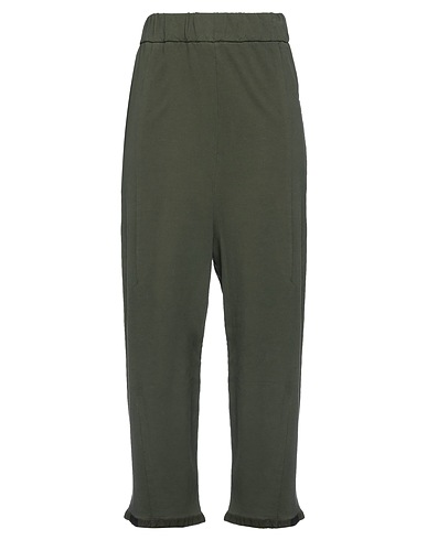 ALESSIA SANTI Casual pants Military green 95% Cotton, 5% Elastane