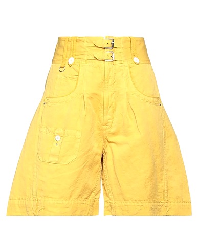 HIGH Shorts & Bermuda Marigold 55% Hemp, 45% Cotton, Cupro
