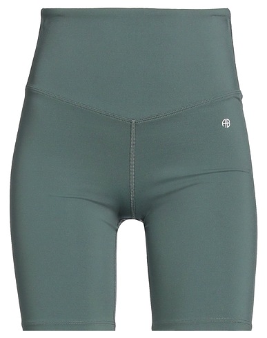 ANINE BING Shorts & Bermuda Sage green 74% Polyamide, 26% Elastane