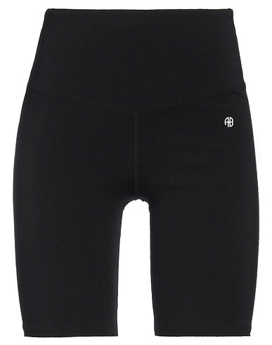 ANINE BING Shorts & Bermudas Schwarz 74% Polyamid, 26% Elastan