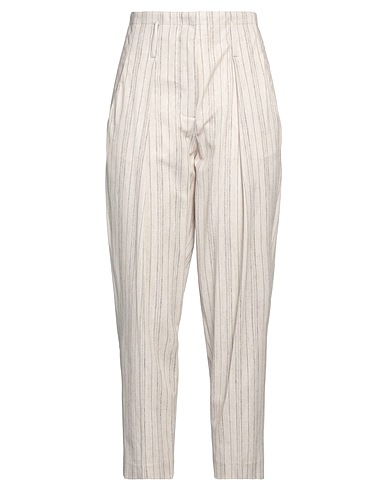 CIRCOLO 1901 Casual trouser Beige 97% Cotton, 3% Elastane