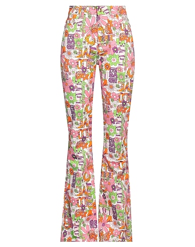 CHIARA FERRAGNI Casual trouser White 97% Cotton, 3% Elastane