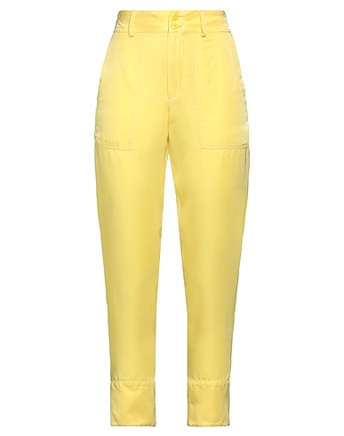 VICTOR VICTORIA Pantalone Giallo 53% Viscosa, 47% Cupro