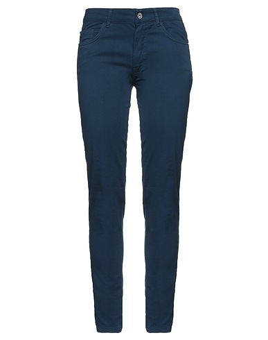 BLUGIRL Casual pants Blue 97% Cotton, 3% Elastane