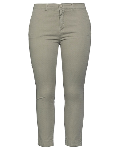 OPALE VENEZIA Pantalone Verde militare 97% Cotone, 3% Elastan