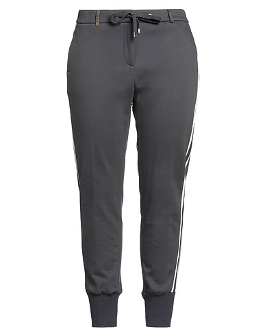 PESERICO Casual trouser Lead 94% Cotton, 6% Polyamide