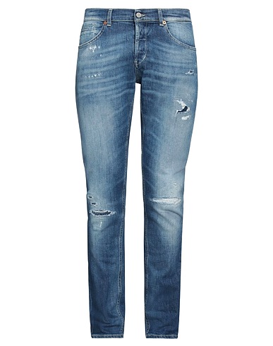 DONDUP Denim pants Blue 98% Organic cotton, 2% Recycled elastane