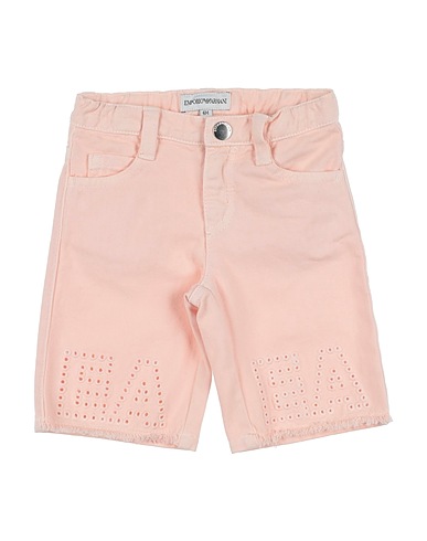 EMPORIO ARMANI Shorts & Bermuda Light pink 100% Cotton