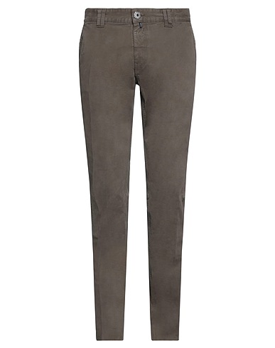 ONE SEVEN TWO Casual trouser Brown 98% Cotton, 2% Elastane