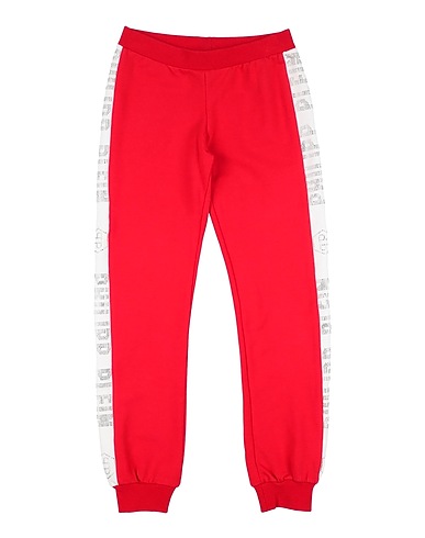 PHILIPP PLEIN Casual trouser Red 95% Cotton, 5% Elastane