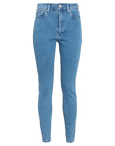 TOMMY JEANS Denim trousers Blue 98% Cotton, 2% Elastane
