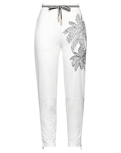 LORENA ANTONIAZZI Casual trouser White 95% Cotton, 5% Elastane
