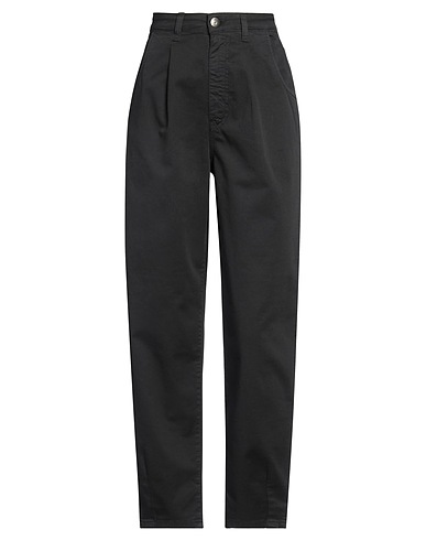 JIJIL Casual trouser Black 97% Cotton, 3% Elastane