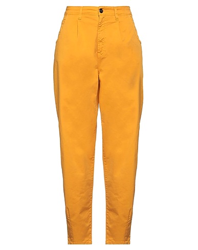 JIJIL Pantalone Giallo ocra 97% Cotone, 3% Elastan