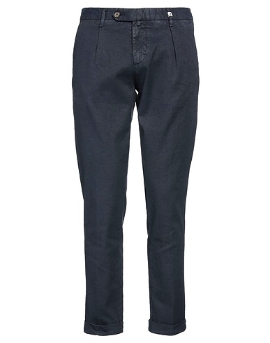 MYTHS Casual pants Midnight blue 53% Linen, 45% Cotton, 2% Elastane