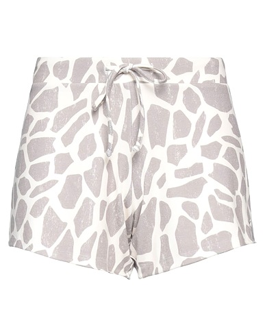 JUVIA Shorts & Bermuda Ivory 65% Polyester, 30% Viscose, 5% Elastane