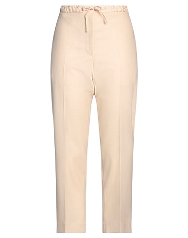 JIL SANDER+ Casual trouser Cream 100% Wool, Viscose
