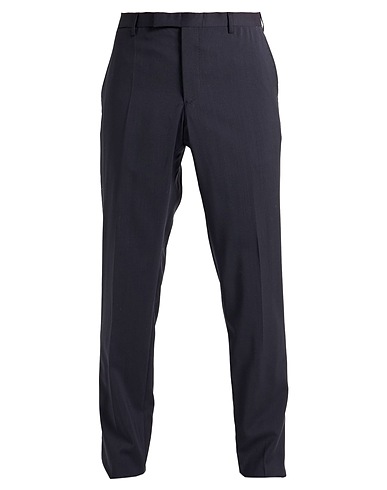 EMPORIO ARMANI Casual pants Midnight blue 100% Virgin Wool