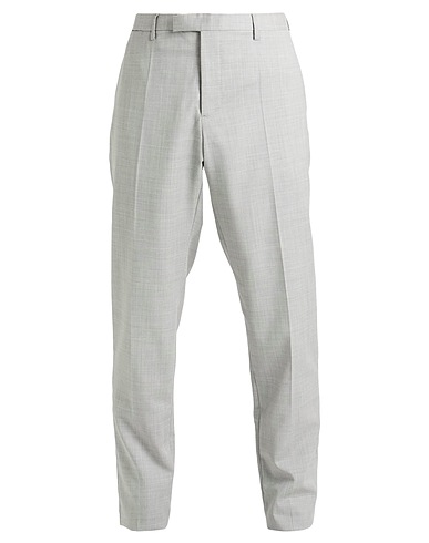 EMPORIO ARMANI Casual pants Light grey 100% Virgin Wool