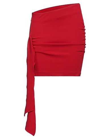 BLUMARINE Minigonna Rosso 54% Acetato, 45% Viscosa, 1% Elastan