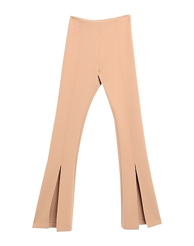 AMEN Casual trouser Camel 65% Polyester, 31% Viscose, 4% Elastane