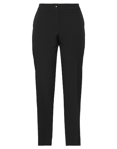 MEM.JS Casual trouser Black 88% Polyester, 12% Elastane
