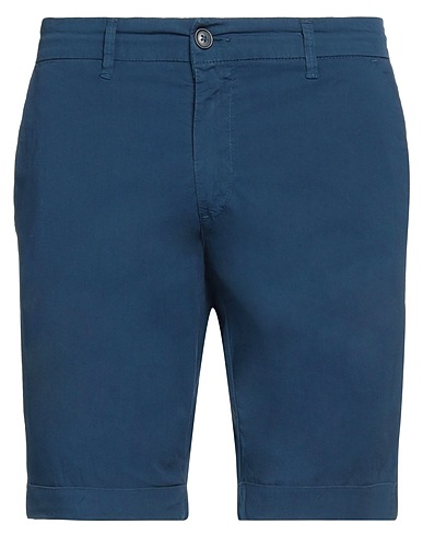 ALPHA STUDIO Shorts & Bermuda Navy 97% Cotton, 3% Elastane