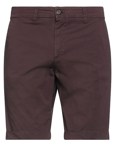 ALPHA STUDIO Shorts & Bermudas Schokobraun 97% Baumwolle, 3% Elastan