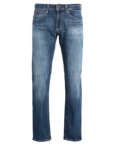 TOMMY JEANS Denim trousers Blue 99% Cotton, 1% Elastane