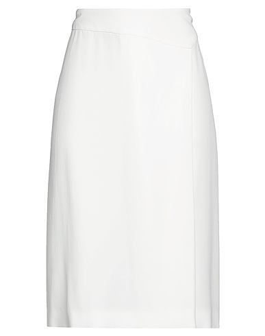 ALBERTA FERRETTI Gonna midi Bianco 74% Acetato, 26% Viscosa