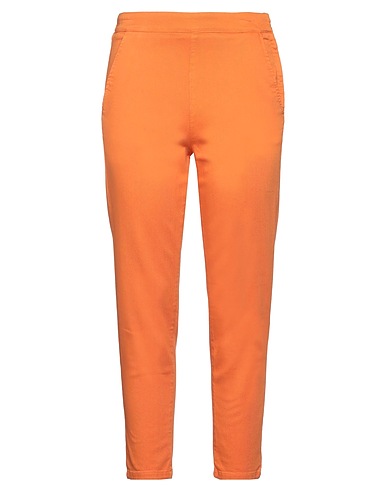 FEDERICA TOSI Pantalone Arancione 98% Cotone, 2% Elastan