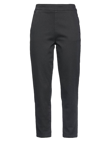 FEDERICA TOSI Casual pants Black 98% Cotton, 2% Elastane
