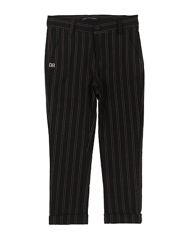 DANIELE ALESSANDRINI パンツ ブラック コットン 49% / ウール 31% / ナイロン 12% / アクリル 8%