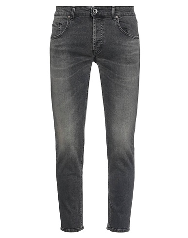 GAëLLE Paris Denim trousers Black 99% Cotton, 1% Elastane