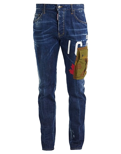 DSQUARED2 Denim trousers Blue 98% Cotton, 2% Elastane