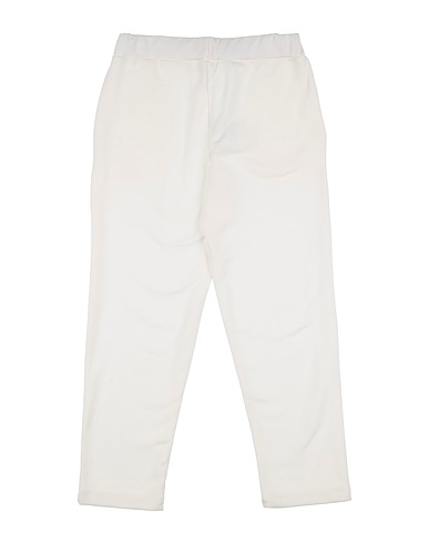 VICOLO Casual pants GIRL White 95% Cotton, 5% Lycra®
