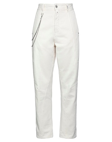 HIGH Denim trousers Ivory 100% Cotton